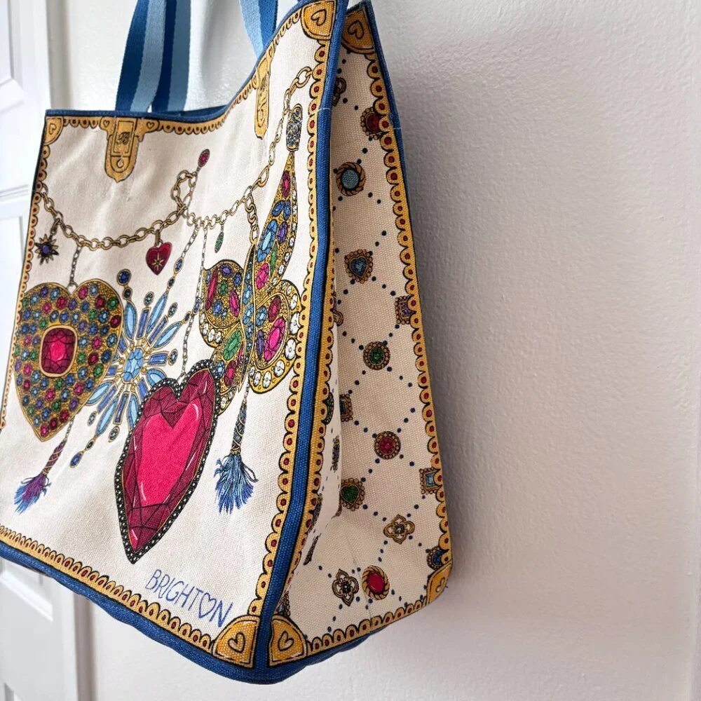 Brighton Glittering Love Canvas Tote Bag